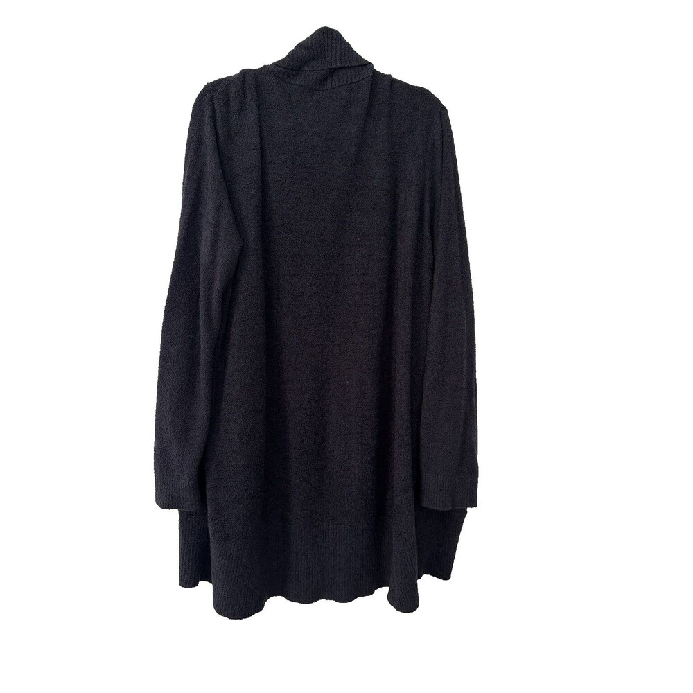Barefoot Dreams 3X Black Chic Lite Knit Cardigan Loungewear Tunic Sweater Soft - Picture 2 of 8